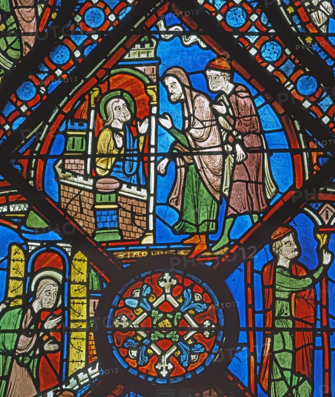 Vitrail de la cathédrale Notre-Dame de Chartres