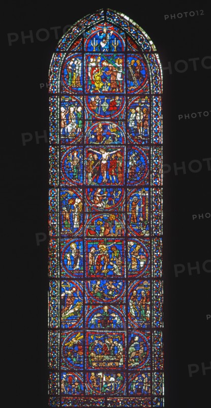 Vitrail de la cathédrale Notre-Dame de Chartres