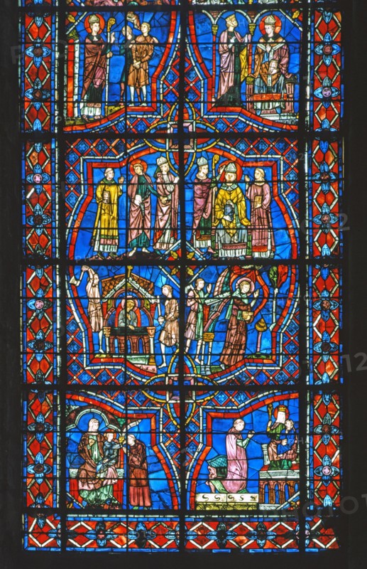 Vitrail de la cathédrale Notre-Dame de Chartres