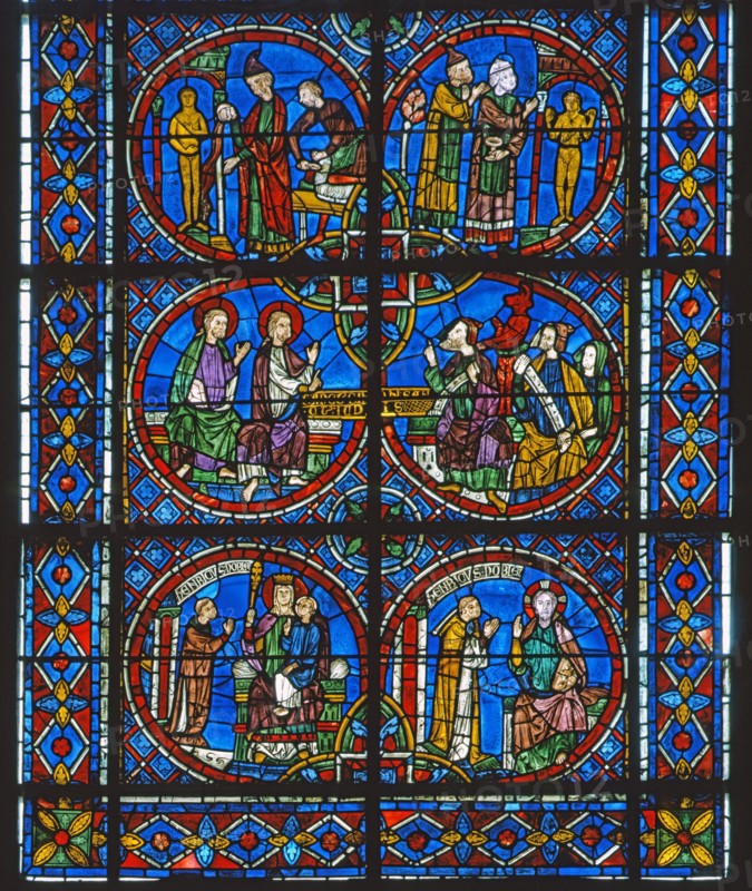 Vitrail de la cathédrale Notre-Dame de Chartres