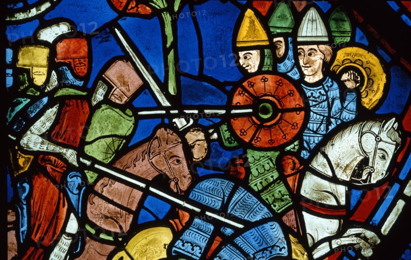 Vitrail de la cathédrale Notre-Dame de Chartres.