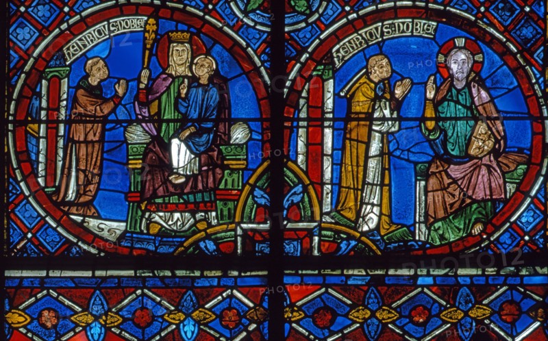 Le chanoine Henri Noblet (vitrail de Chartres)