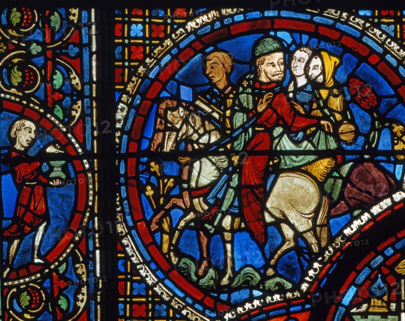 Vitrail de la cathédrale Notre-Dame de Chartres