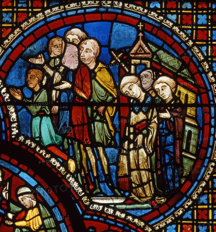 Vitrail de la cathédrale Notre-Dame de Chartres