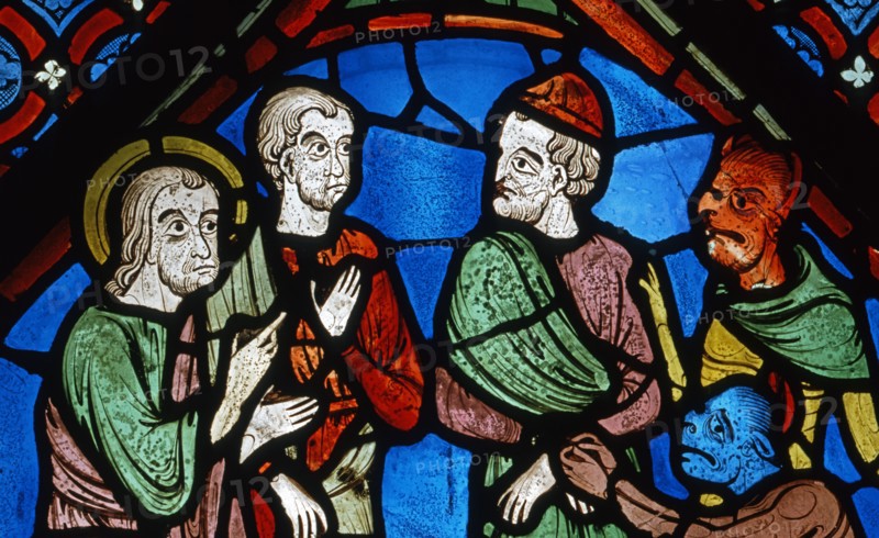 Vitrail de la cathédrale Notre-Dame de Chartres