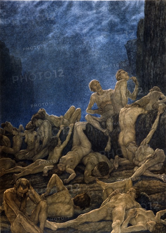 "The Divine Comedy", Inferno: Falsifiers are afflicted with different types of affliction
