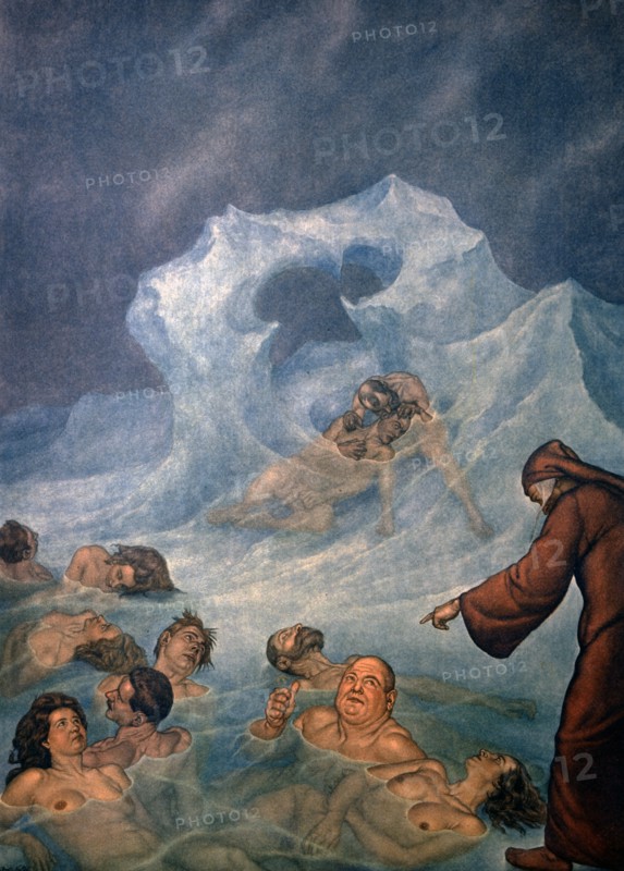 "La Divine Comédie", l'Enfer : les traîtres pris dans la glace