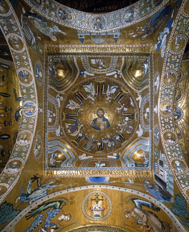 Coupole de la chapelle palatine de Palerme
