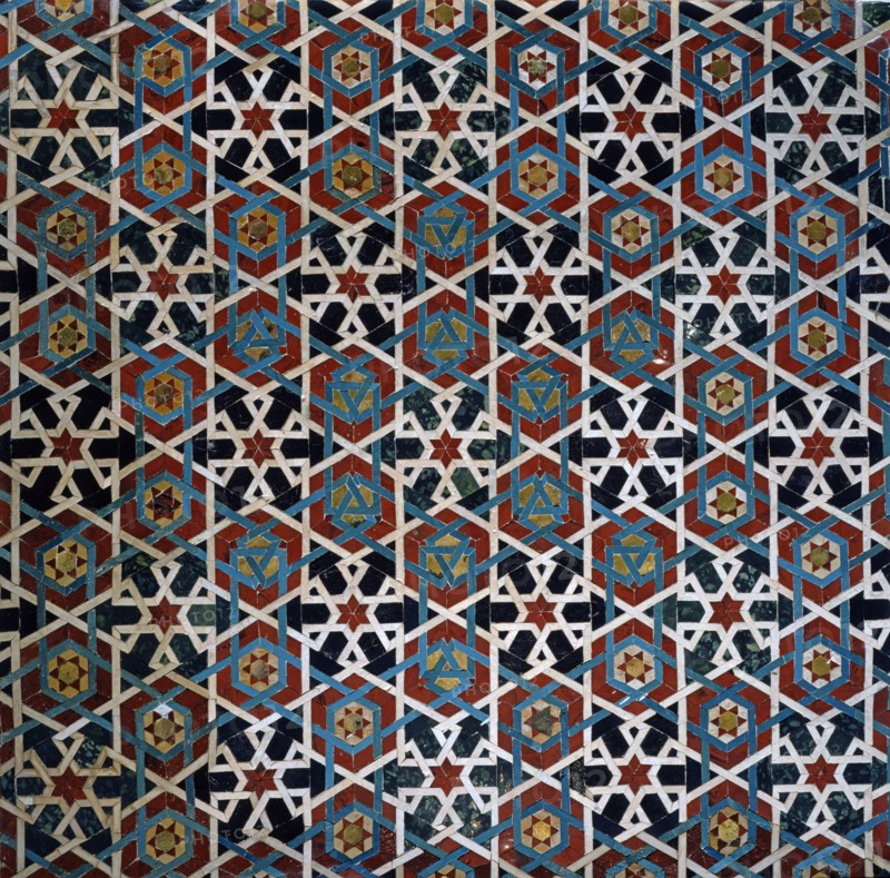 Trône royal de la chapelle palatine de Palerme (détail)
