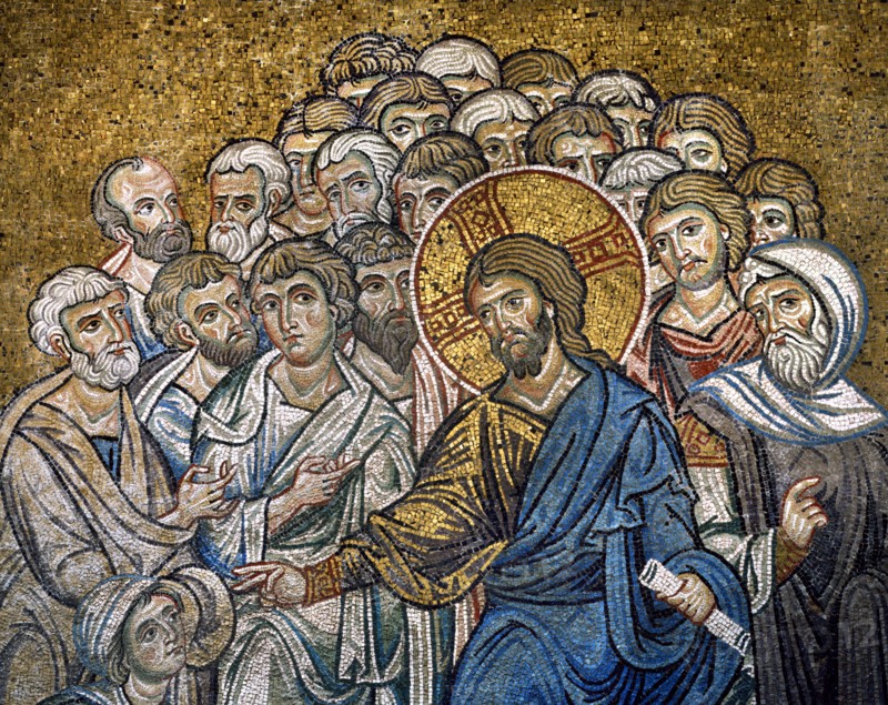 Le miracle de la femme hémorragique (détail)