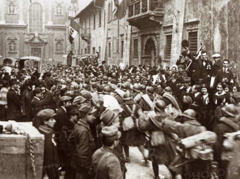 Libération de la ville de Trente, en 1918