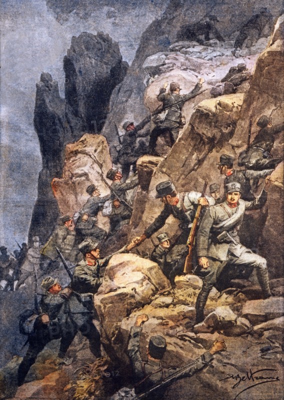 Troupes italiennes en 1915
