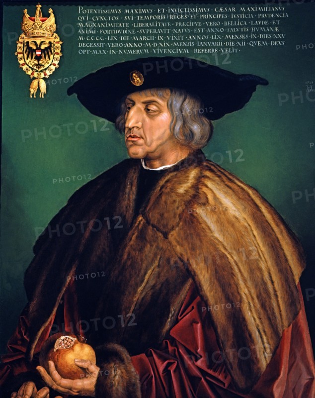 Dürer, Portrait de Maximilien 1er