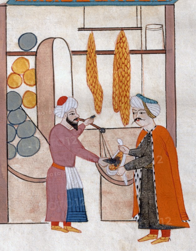 Turkish merchants of the Constantinople bazaar
