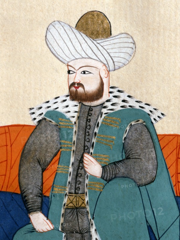 Mourad II, sultan de l'Empire Ottoman de 1421 à 1444, puis de 1446 à 1451 (détail)
