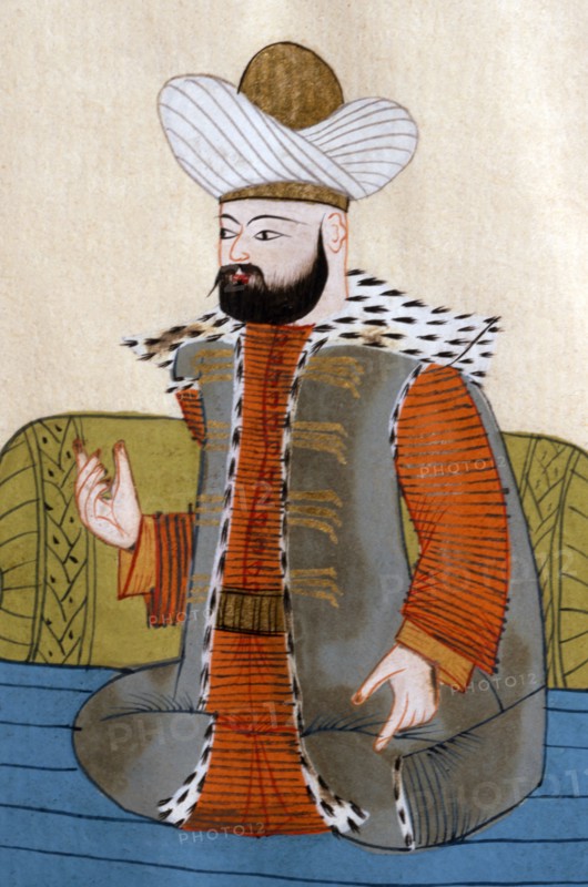 Bayezid I, sultan of the Ottoman Empire from 1389 to 1402 (detail)