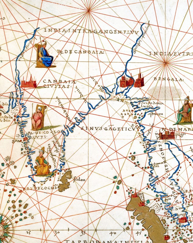 Map of the Indian Ocean