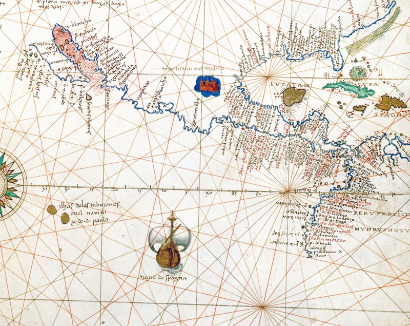 Carte de l'Océan Pacifique