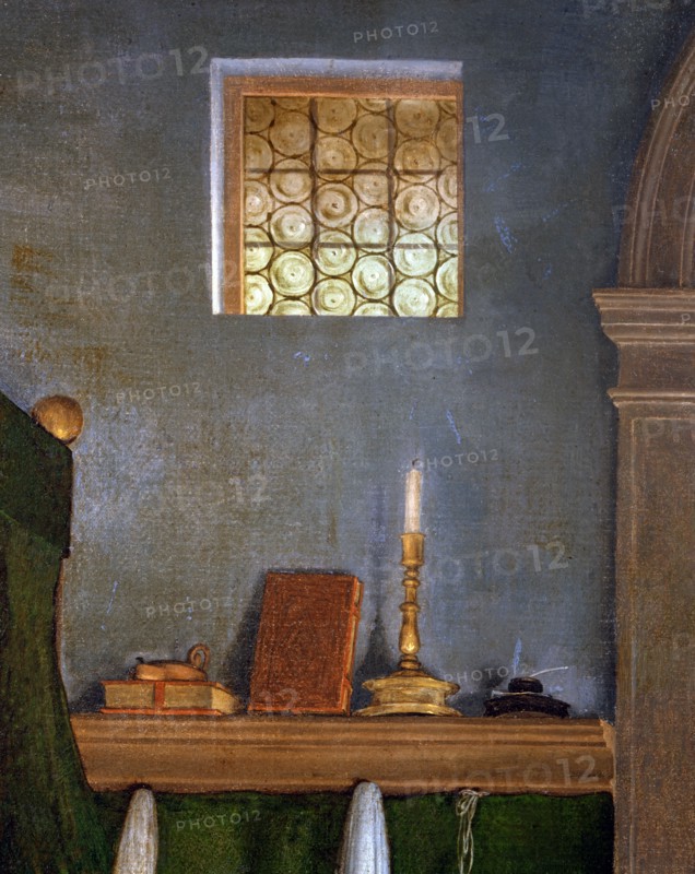 Lotto, The Annunciation (detail)