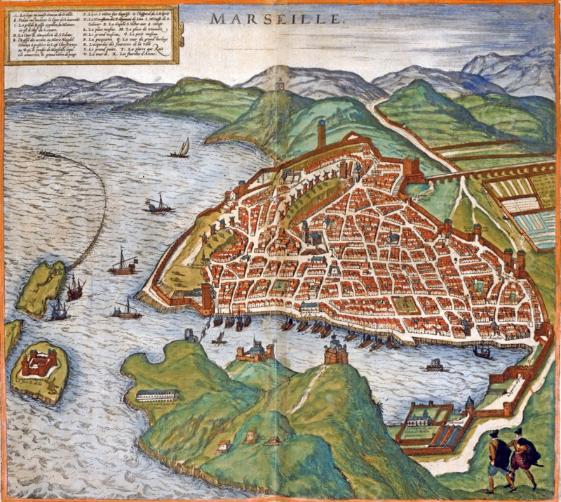 Plan de la ville de Marseille