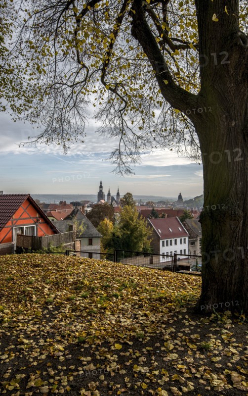 Vue de la ville d'Eisleben