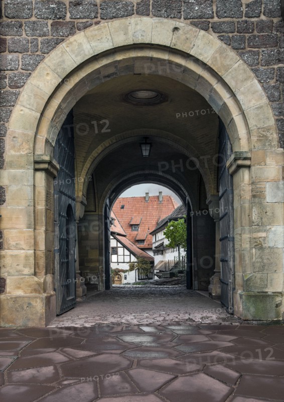 Portail du Château de la Wartburg à Eisenach