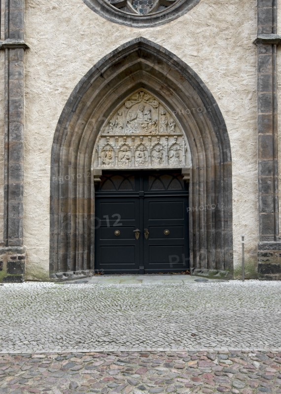 Portail de la Stadtkirche de Wittemberg