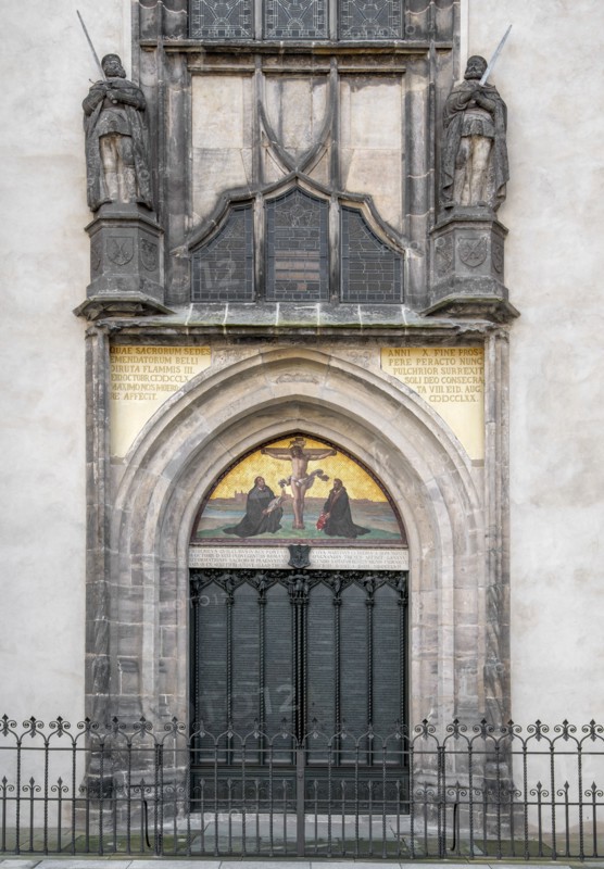 Portail de la Schlosskirche de Wittemberg
