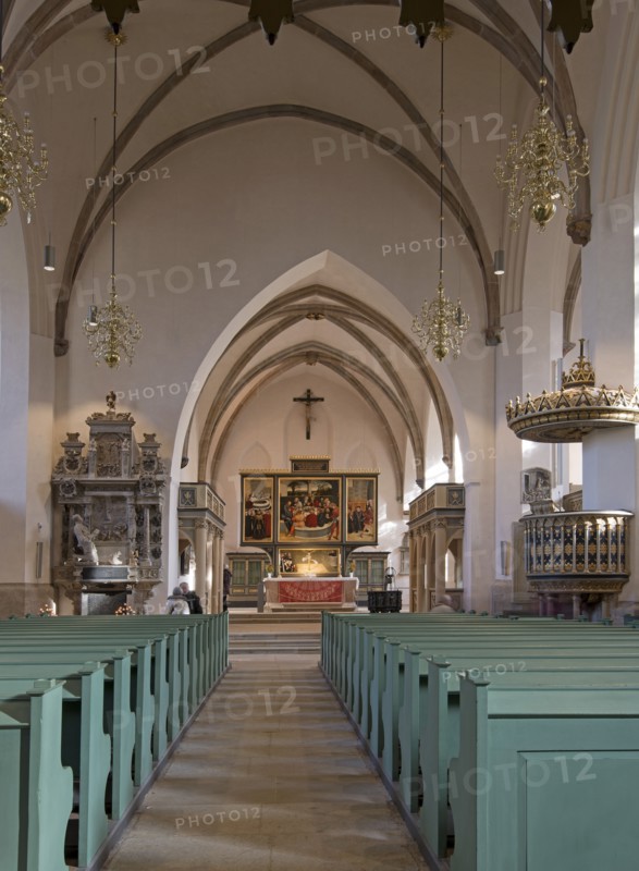 Nef de l'église paroissiale Sainte-Marie de Wittemberg