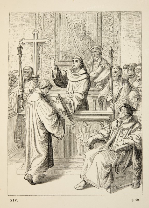 Martin Luther's life: Martin Luther received his PhD in Theology and Professor of Sacred Scripture
