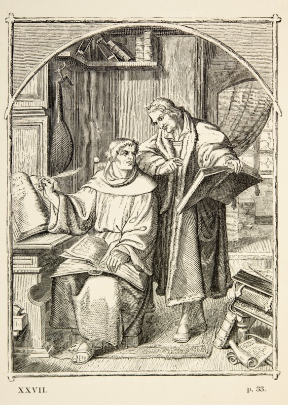 The life of Martin Luther: Luther continues his translation of the Bible with the help of Philippe Melanchthon
