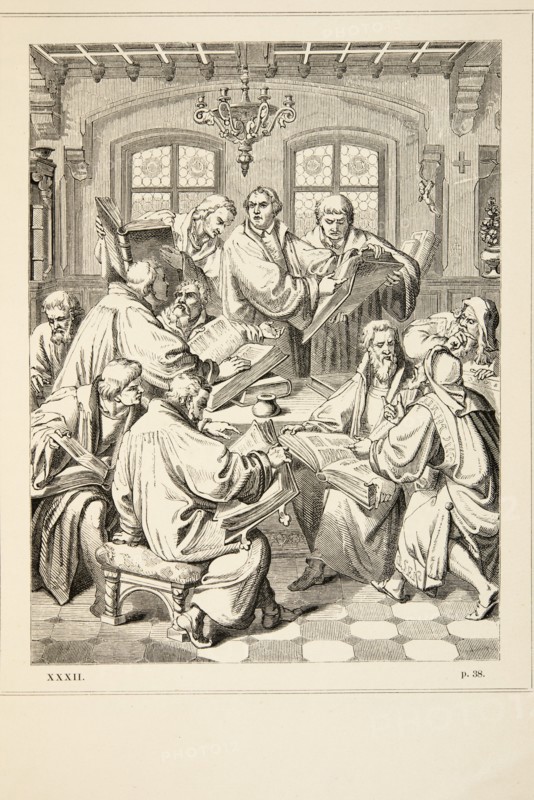 The life of Martin Luther: Luther and his collaborators translate The Bible