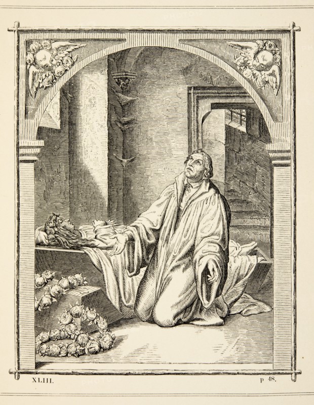 The life of Martin Luther: Luther's pain at the death of his daughter Maddalena, on 20 October 1542