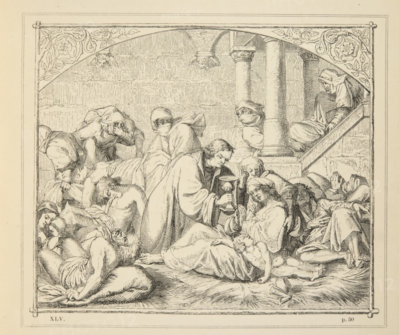 The life of Martin Luther: Luther brings the Eucharist to the plague patients