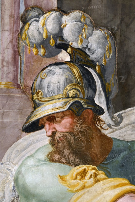 Tibaldi, Ulysse et la magicienne Circé (détail)