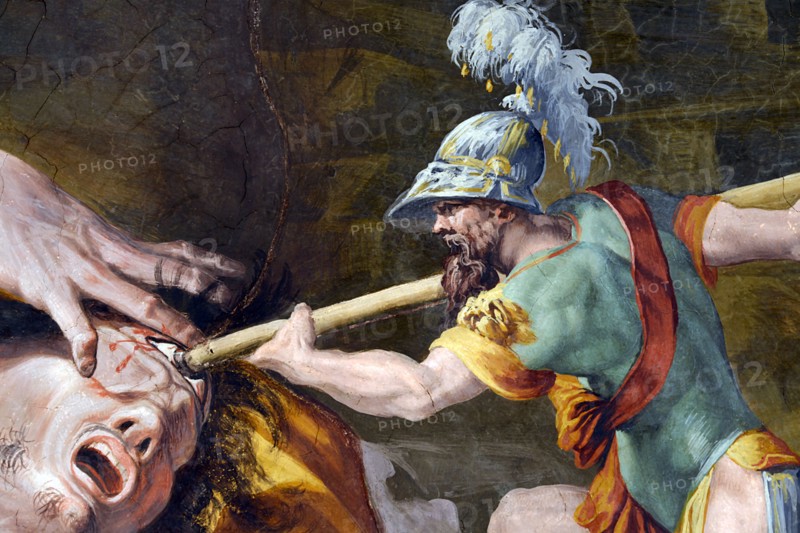 Tibaldi, Ulysse et le cyclope Polyphème (détail)