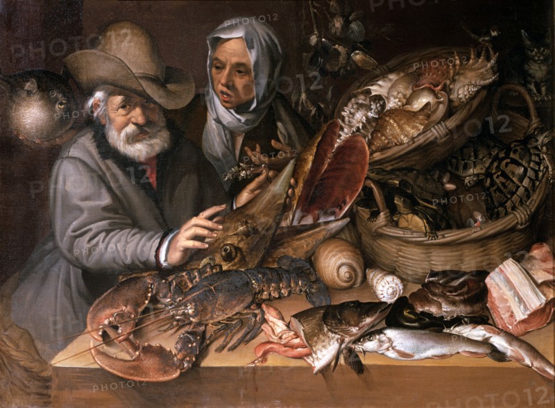 Passarotti, L'étal du poissonnier