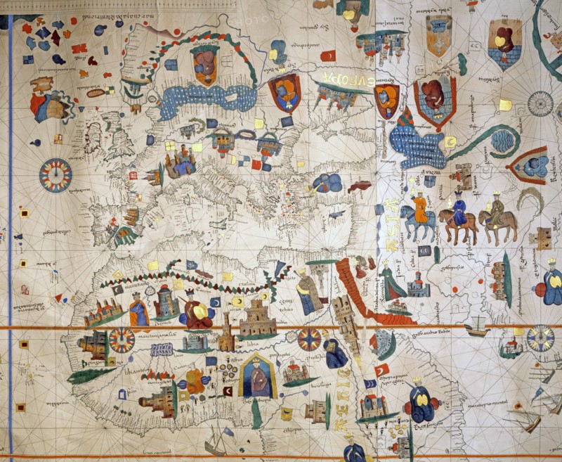 Copy of Juan de La Cosa's map (detail)