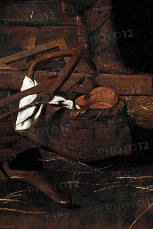 Caravaggio, Adoration of the Shepherds (detail)