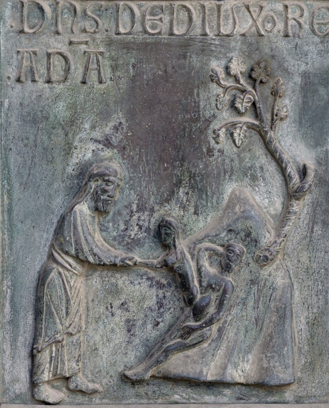 Détail du portail de la cathédrale Santa Maria Nuova de Monreale