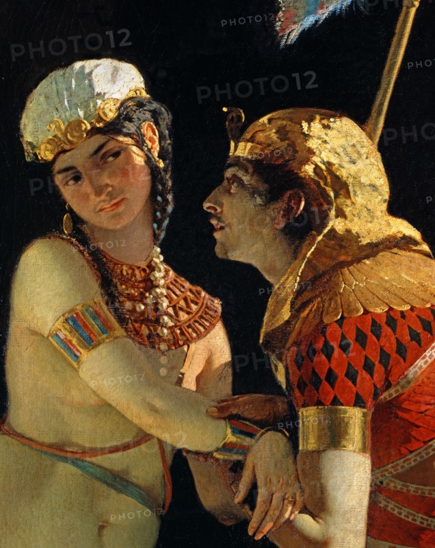Giulio Viotti, Idylle à Thèbes (détail)