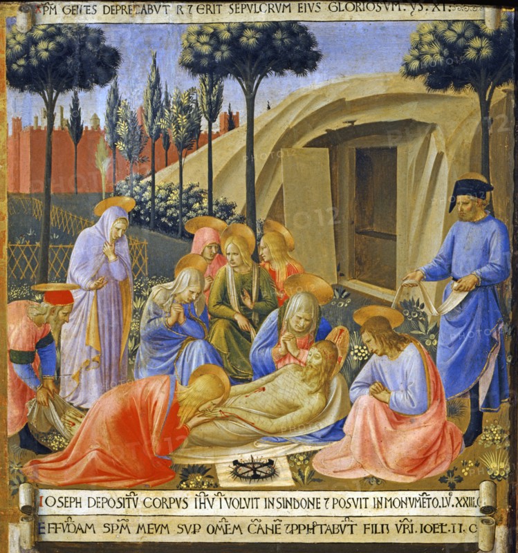 Fra Angelico, Lamentation sur le corps du Christ