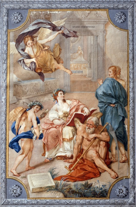 Mengs, Allégorie. Projet de décor pour le Musée Clémentin à Rome