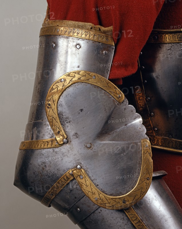 Armure appartenant à un noble Seigneur de Matsch, avec casque bassinet à "bec de passereau"