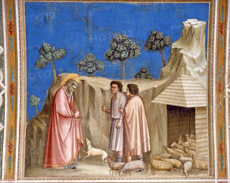 Giotto, Joachim among the Shepherds