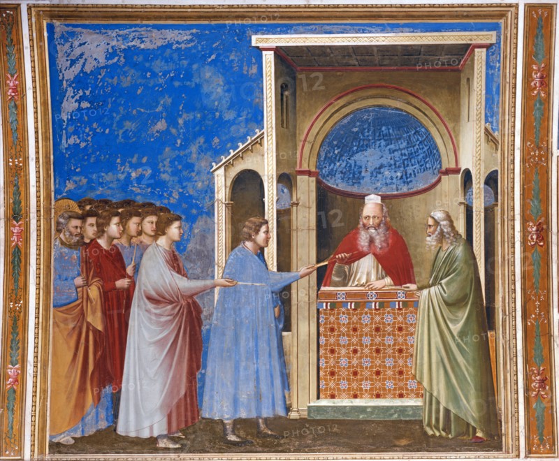 Giotto, La remise des rameaux au Temple