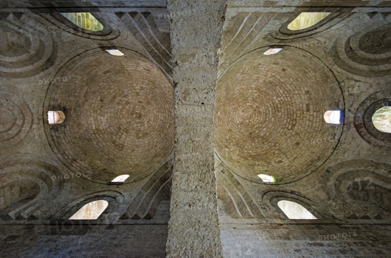 Coupoles de l'église San Giovanni degli Eremiti à Palerme