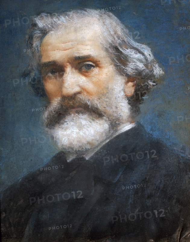 Portrait du compositeur Giuseppe Verdi