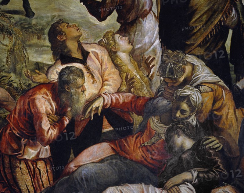 Tintoretto, La Crucifixion (détail)