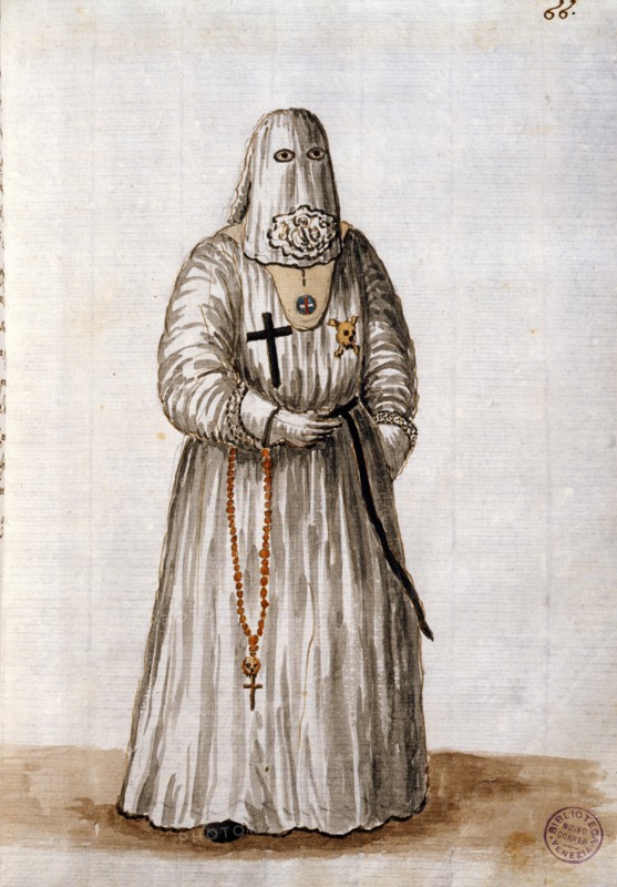 Van Grevenbroeck, Vêtement de la Confrérie du Suffrage du Christ, fondée le 1er février 1500 à l'église de San Salvador à Venise